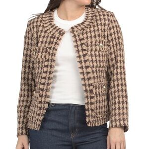 Nanette LePore Houndstooth Blazer Sz. L